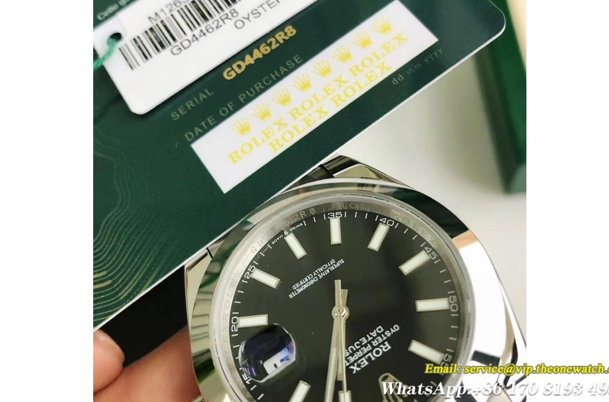 Datejust Oyster Black Stk GDF 41mm 126300 SS SS MY8215 0205